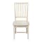 International Concepts Set of 2 Mission Side Chairs, Unfinished Seat, Wood Back, 39.2 W 21.3 in L 21.3 H, Wood Seat 265P - alternate 3